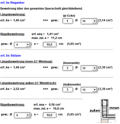 Bemessung 1 Drempelaussteifung